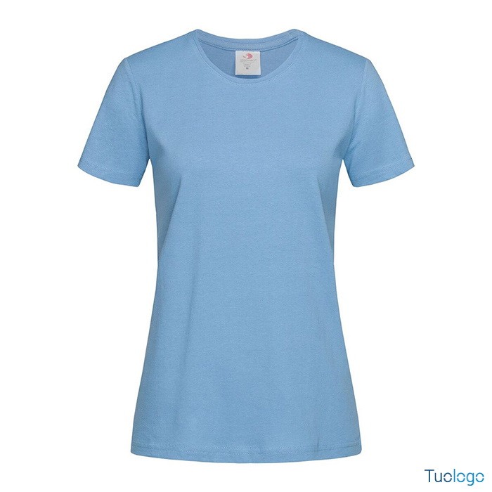 Tshirt da donna manica corta rosa 100% cotone