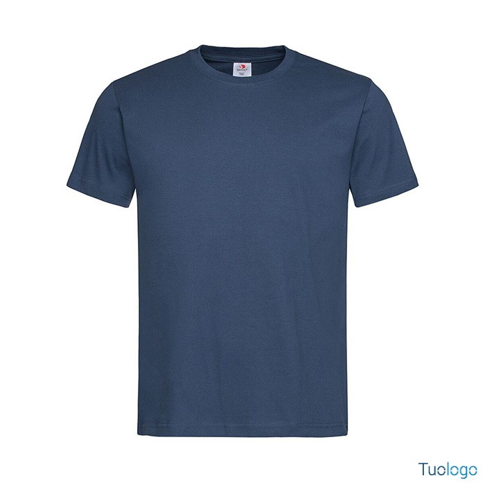 Tshirt da uomo verde scura manica corta 100% cotone