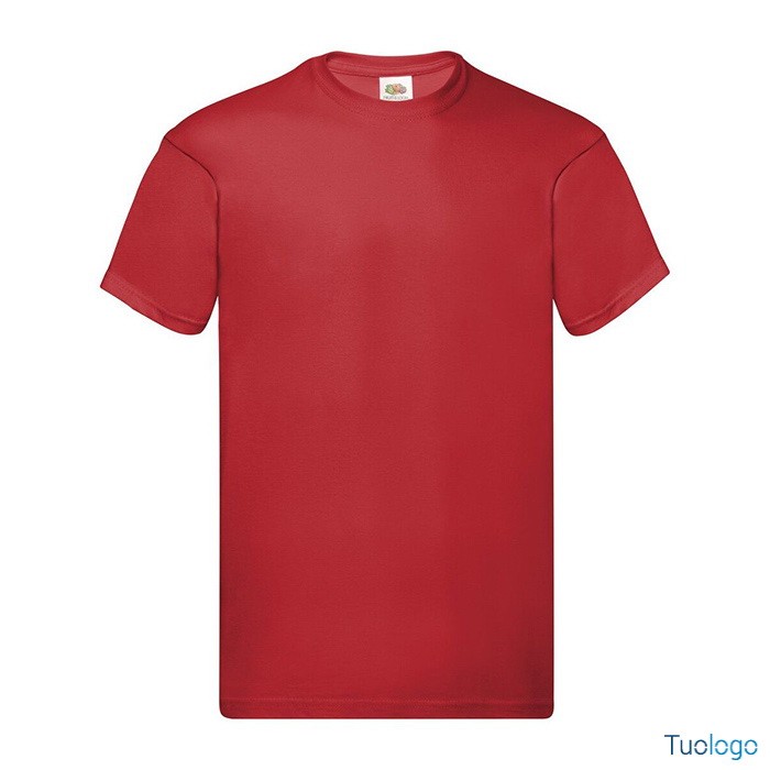Tshirt in cotone manica corta e girocollo di colore vinaccia