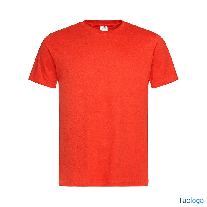 Tshirt da uomo verde manica corta 100% cotone