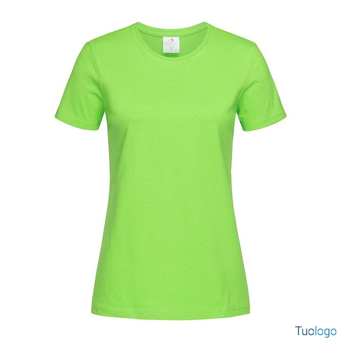 Tshirt da donna manica corta grigia 100% cotone
