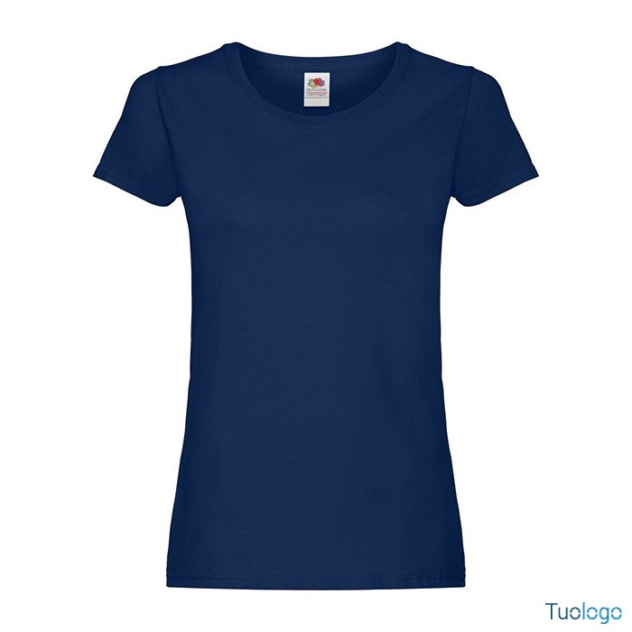 Tshirt da donna marrone manica corta in cotone
