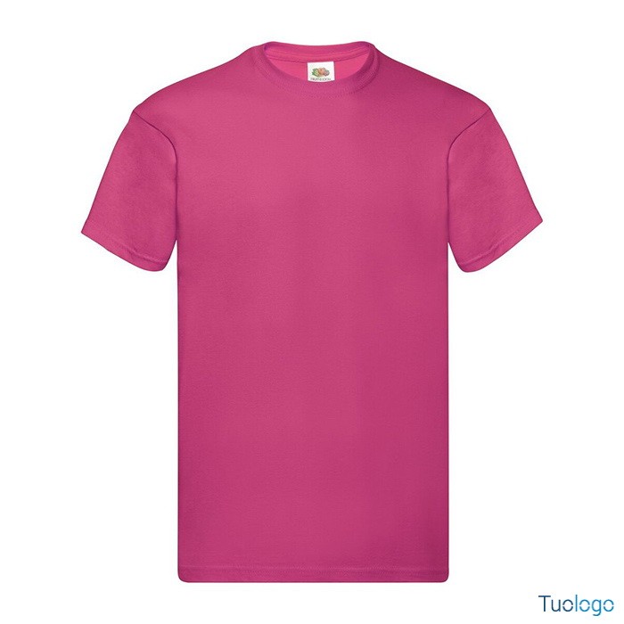 Tshirt in cotone manica corta e girocollo di colore verde militare