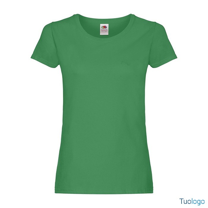 Tshirt da donna viola manica corta in cotone