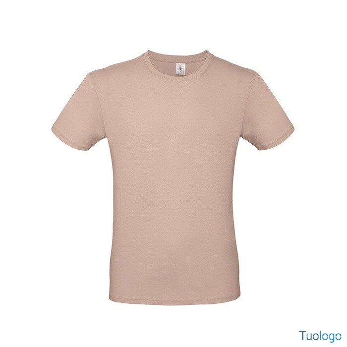 Tshirt uomo girocollo manica corta beige
