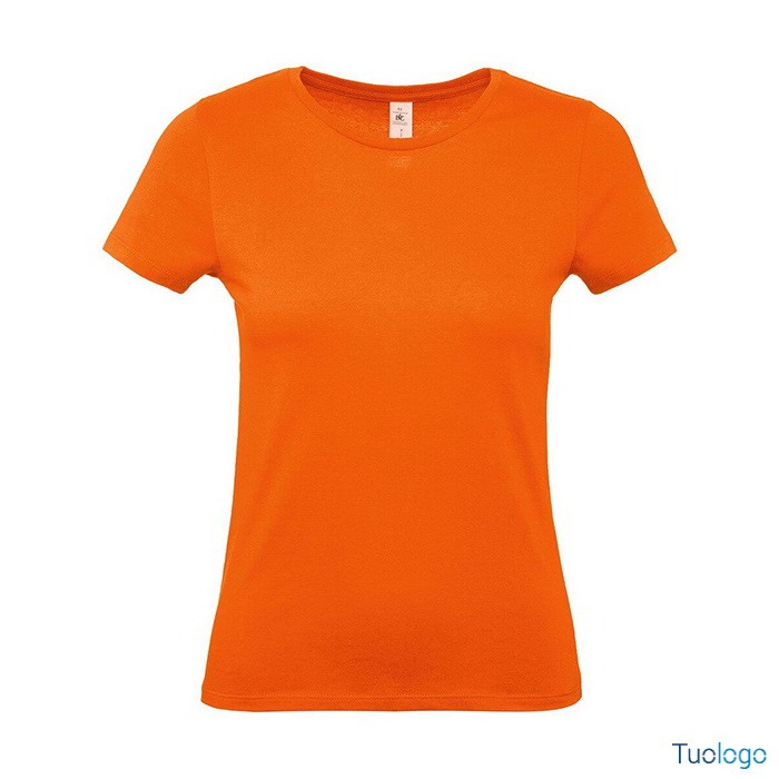 Tshirt donna maniche corte girocollo viola