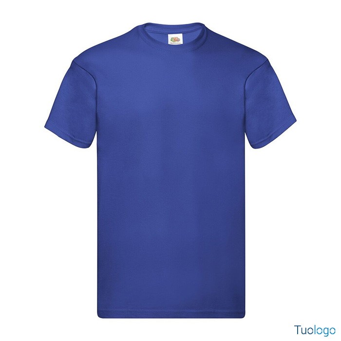 Tshirt in cotone manica corta e girocollo di colore rosa scuro