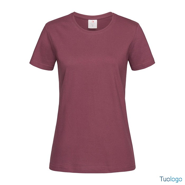 Tshirt da donna manica corta gialla 100% cotone