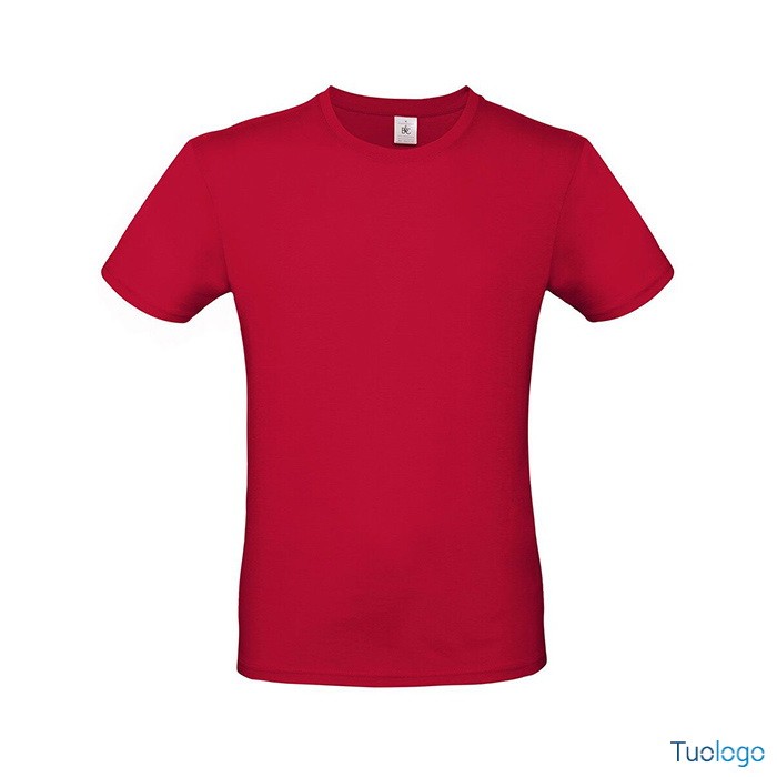 Tshirt uomo rossa maniche corte