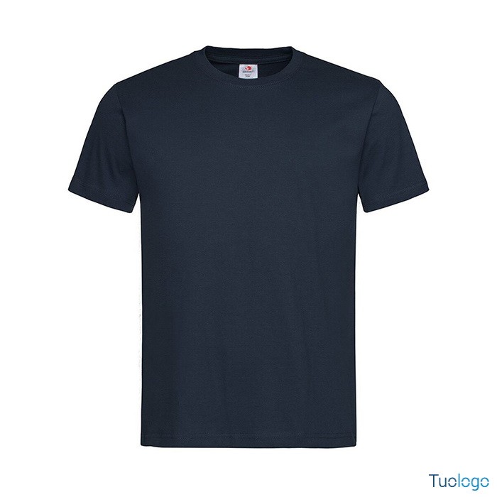 Tshirt da uomo marrone manica corta 100% cotone