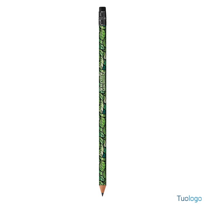 Matita in posizione verticale con logo westview su sfondo bianco