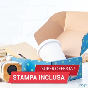 Scatola media in cartoncino stampato