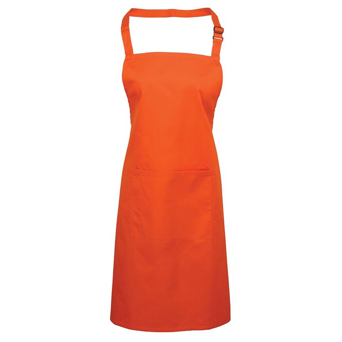 Grembiule giallo sole con pettorina e fibbia regolabile