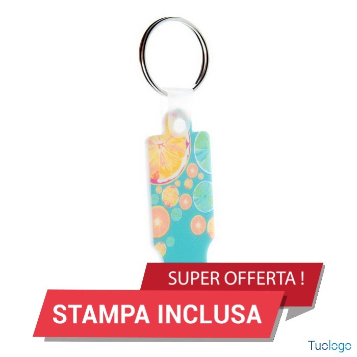 Portachiavi con gettone in plastica per carrello della spesa