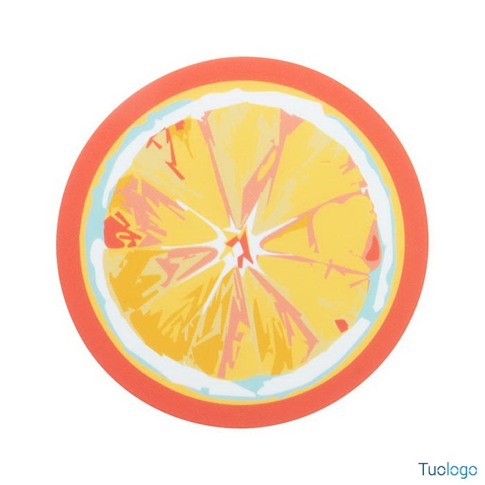 Sottobicchiere rotondo in pvc