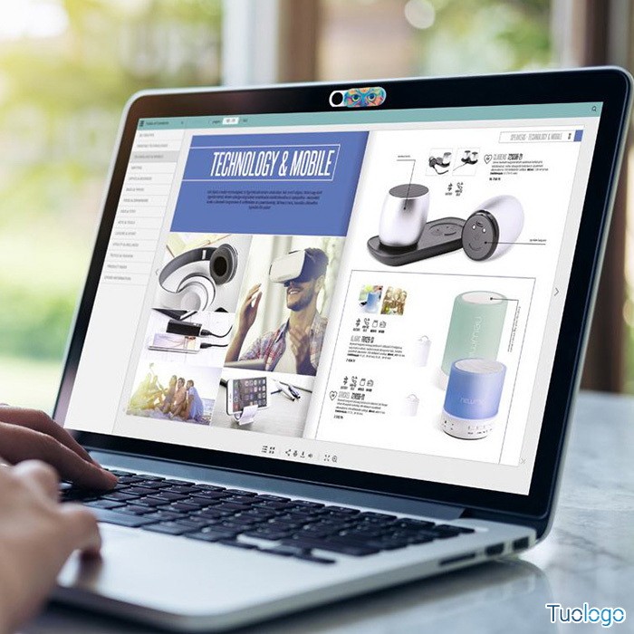 Copertura webcam in plastica con base adesiva