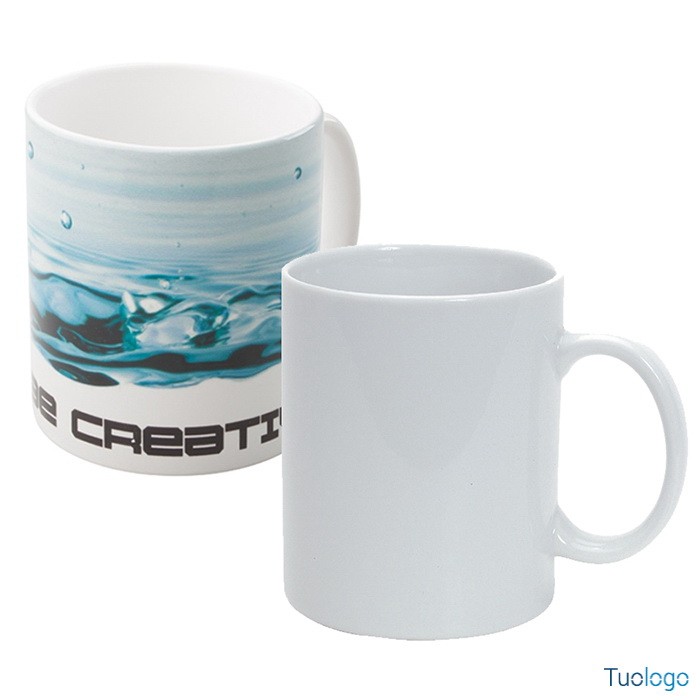 Tazza in ceramica bianca