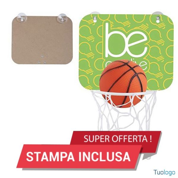 Canestro da basket Ketchikan col tuo logo - Gadget Personalizzati