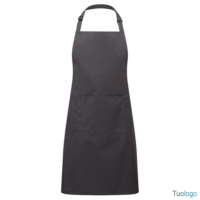 Grembiule fuxia con pettorina e fibbia regolabile