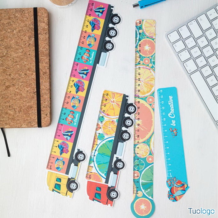 Righelli in plastica da trenta centimetri con stampa