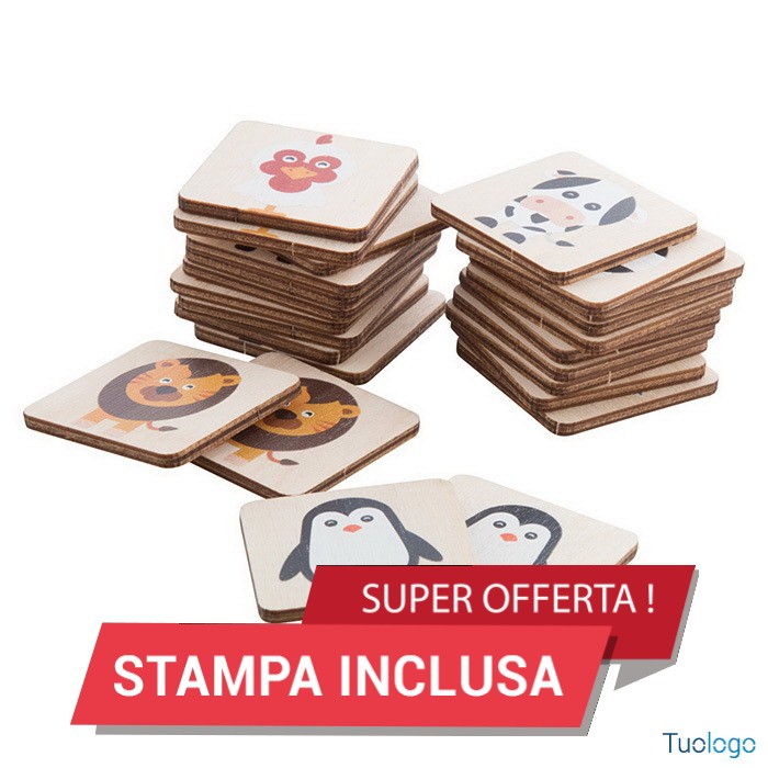 Gioco memory Almagro col tuo logo Gadget Personalizzati