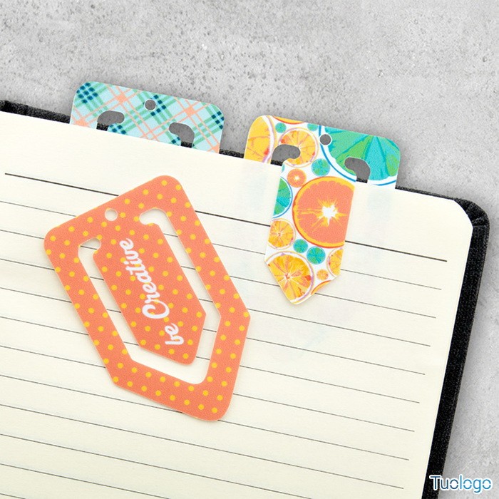 Segnalibri con clip in plastica