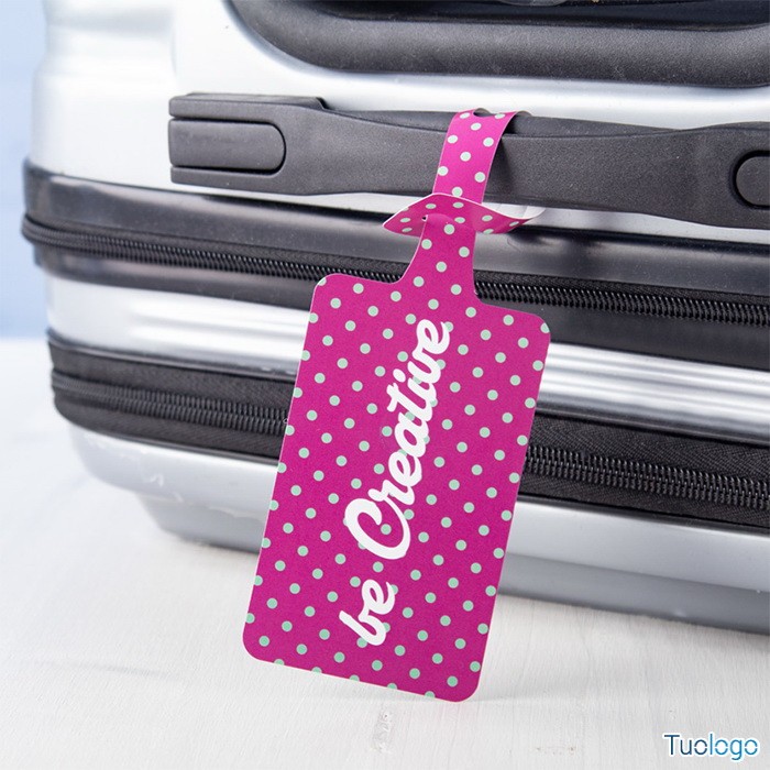 Etichetta per bagaglio in carta antistrappo