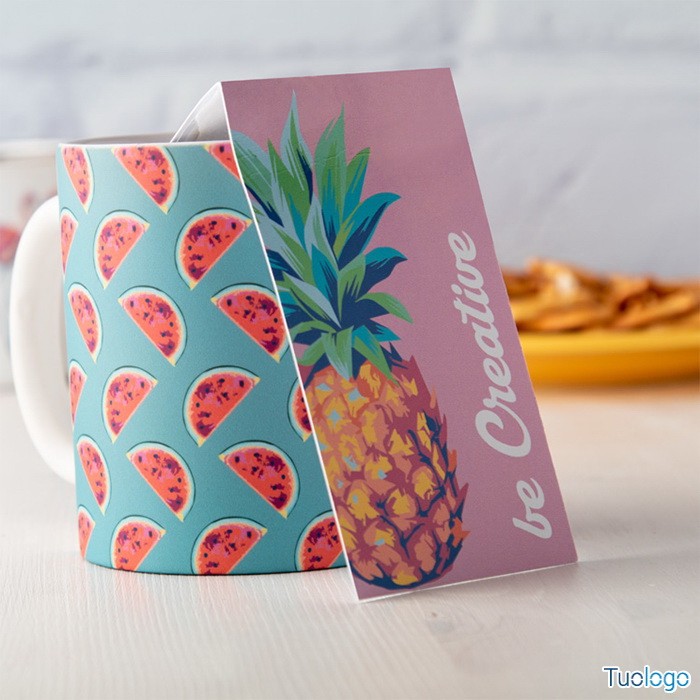 Bustina da tè con logo