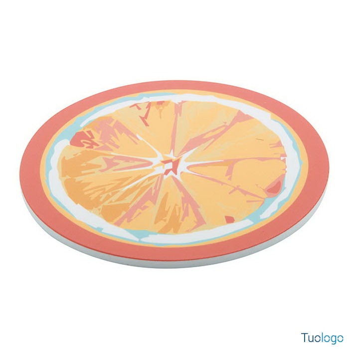 Sottobicchiere rotondo in pvc