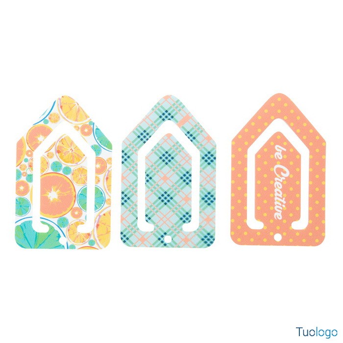 Segnalibri con clip in plastica