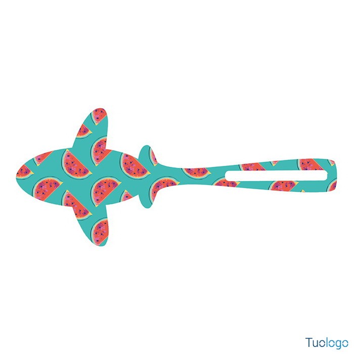 Etichetta per bagaglio a forma di aereo