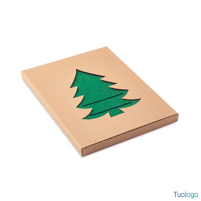 Confezione in cartone con dentro porta posate grigi