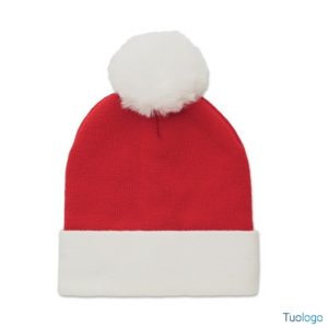 Cappello Natale con pon pon