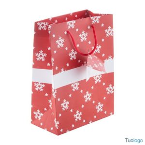 Shopper in carta natalizia Small