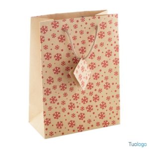Shopper in carta natalizia Small