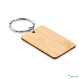 Portachiavi bamboo rettangolare