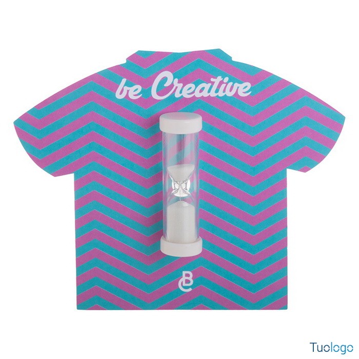 Clessidra gialla con sabbia e ventosa