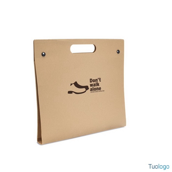 Portablocco a righe con chiusura a due bottoni e penna blu