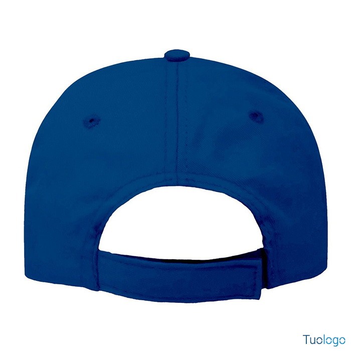 Dettaglio laccetto retro cappellino blu