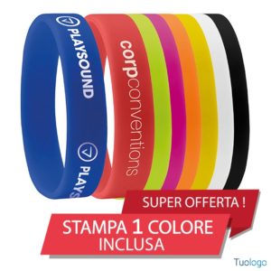 Braccialetto in silicone