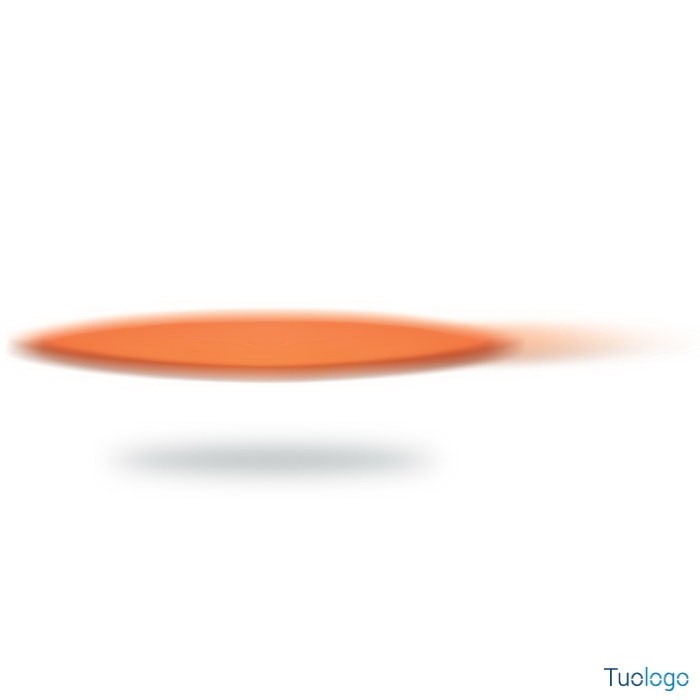 Frisbee rosso in nylon con custodia