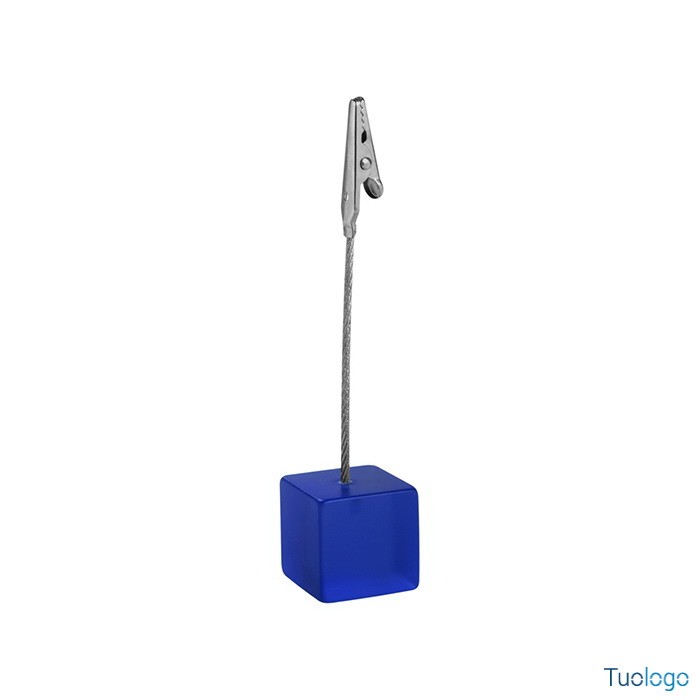 Clip portamemo con base in plastica rossa