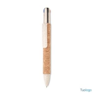 Penna  in sughero a 4 colori Avaroa