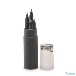Kit 6 matite con temperino incorporato Lobo