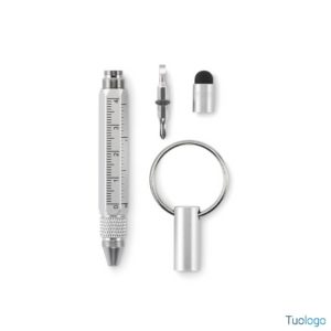 Portachiavi con penna e righello Palmar