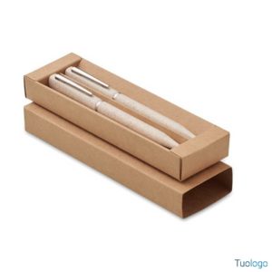 Set di penne in paglia di grano/ABS Cruzeiro
