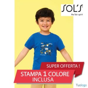 T-shirt bambino Domino