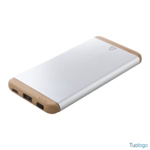 Powerbank in alluminio e bamboo Jera
