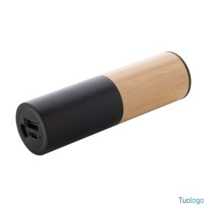 Powerbank in alluminio e bamboo Mur