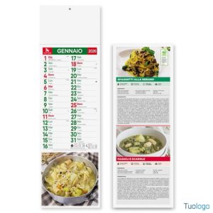 Calendario da muro silhouette Gastronomia